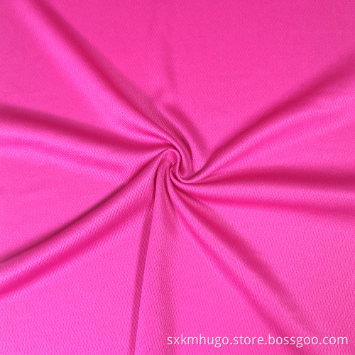 100%Polyester Docht Pique Bird Eye Mesh Stoff